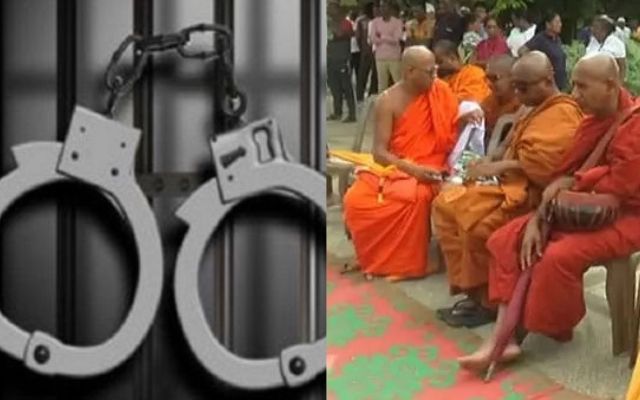 arrest-monk-protest